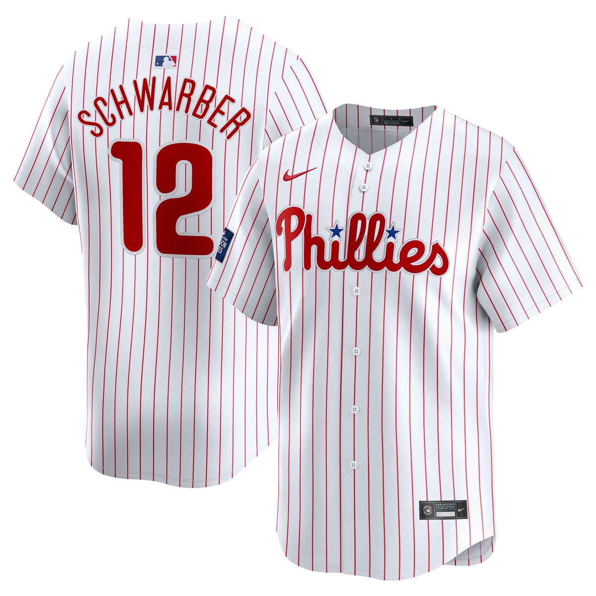 Kyle Schwarber Philadelphia Phillies Nike 2024 MLB World Tour London Series Home Limited Player Jersey White