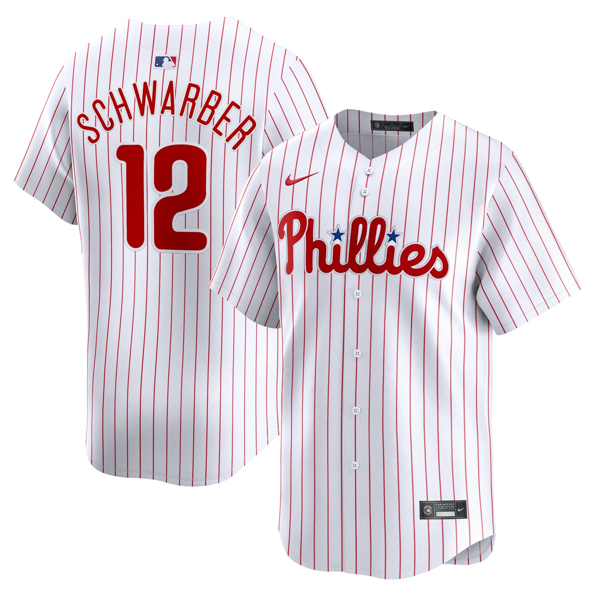 Kyle Schwarber Philadelphia Phillies Nike Home Limited Player Jersey White