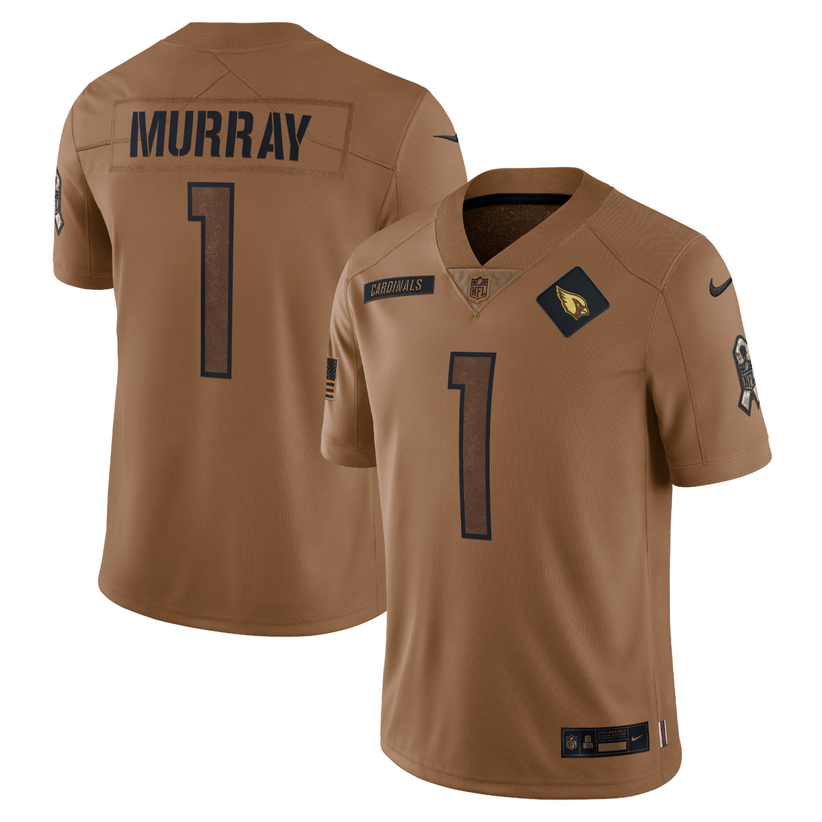 Kyler Murray Arizona Cardinals Nike Women's 2023 Salute To Service Limited Jersey Brown