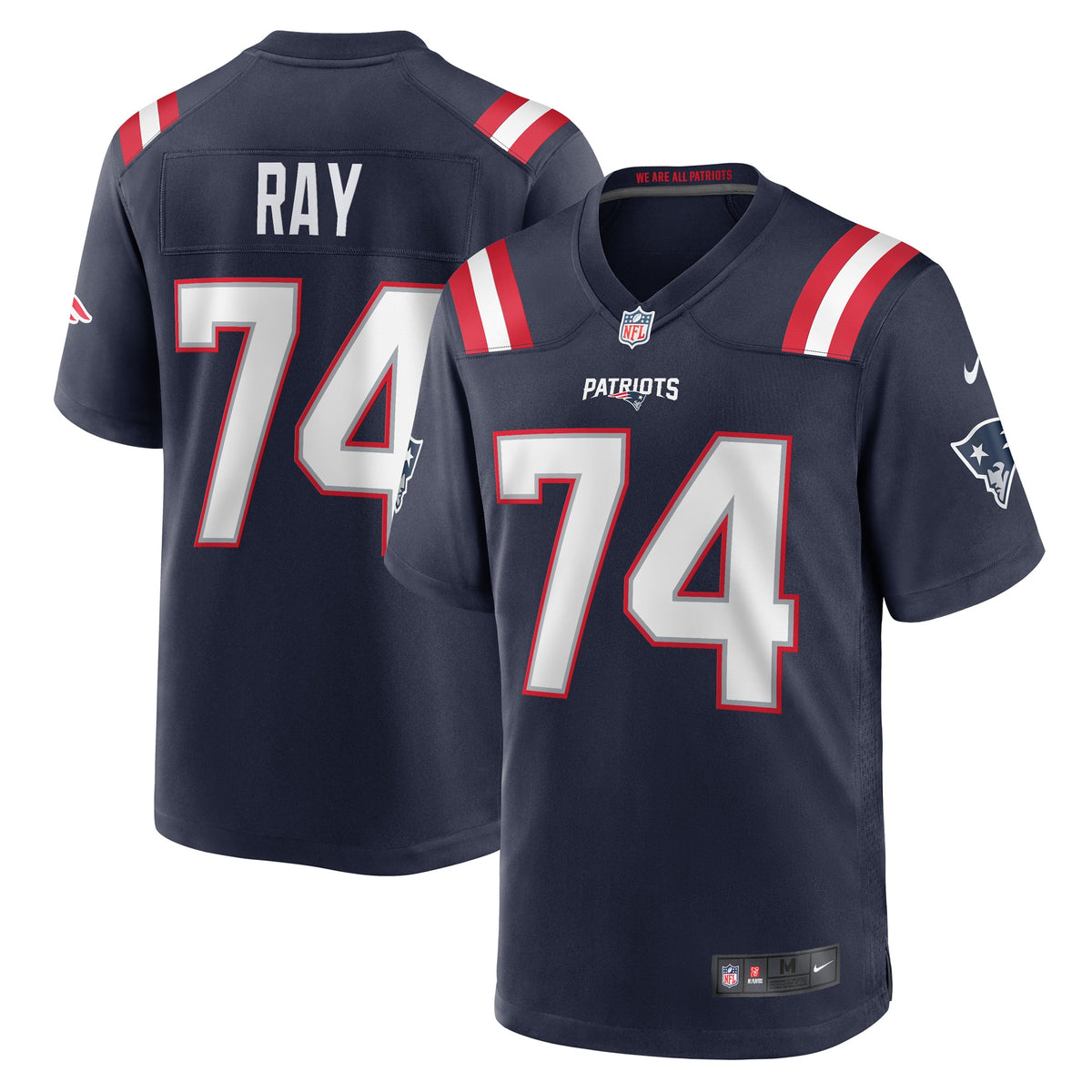 LaBryan Ray New England Patriots Nike Game Player Jersey Navy