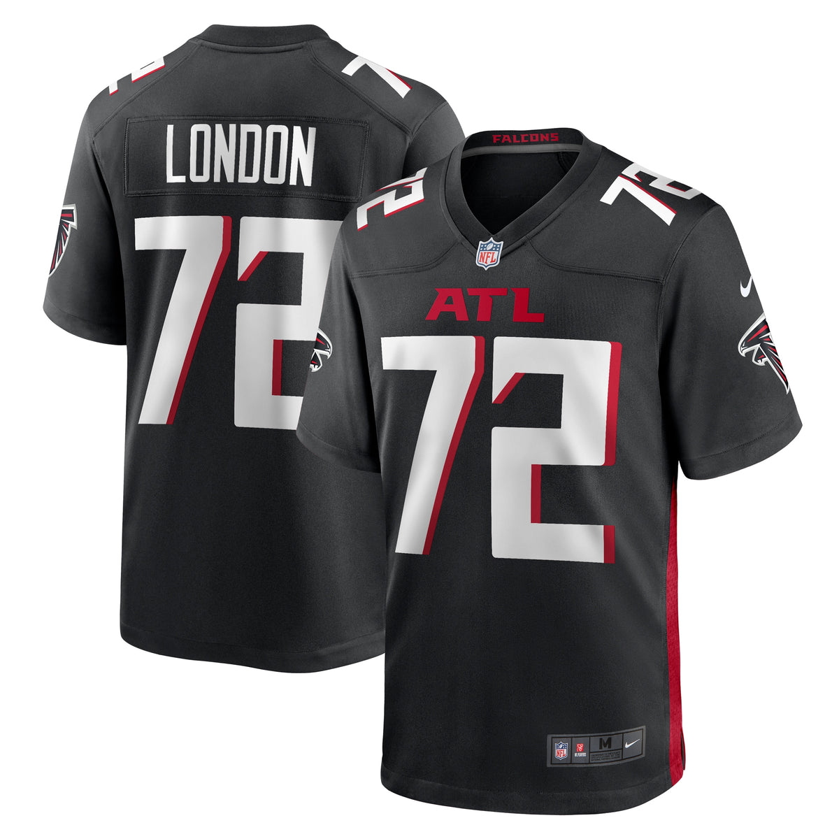 LaCale London Atlanta Falcons Nike Game Jersey Black