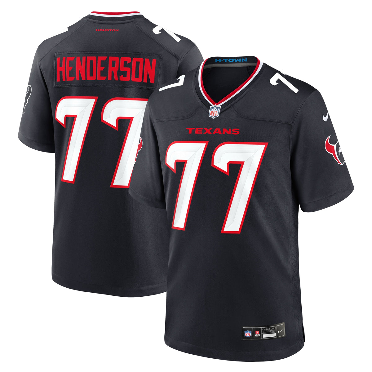 LaDarius Henderson Houston Texans Nike Game Jersey Navy