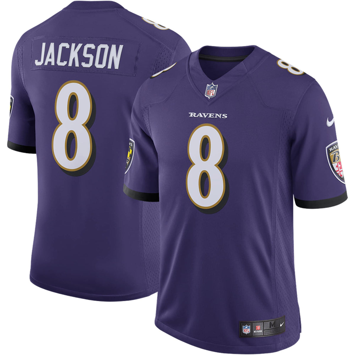 Lamar Jackson Baltimore Ravens Nike Speed Machine Limited Jersey Purple