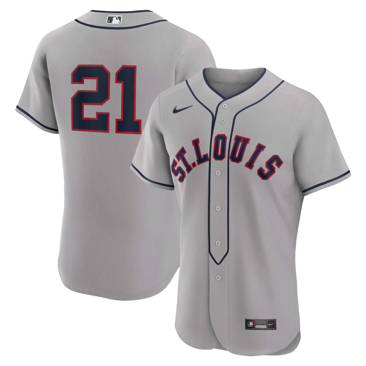 Lars Nootbaar St. Louis Cardinals Nike 2024 Rickwood Classic Authentic Player Jersey Gray