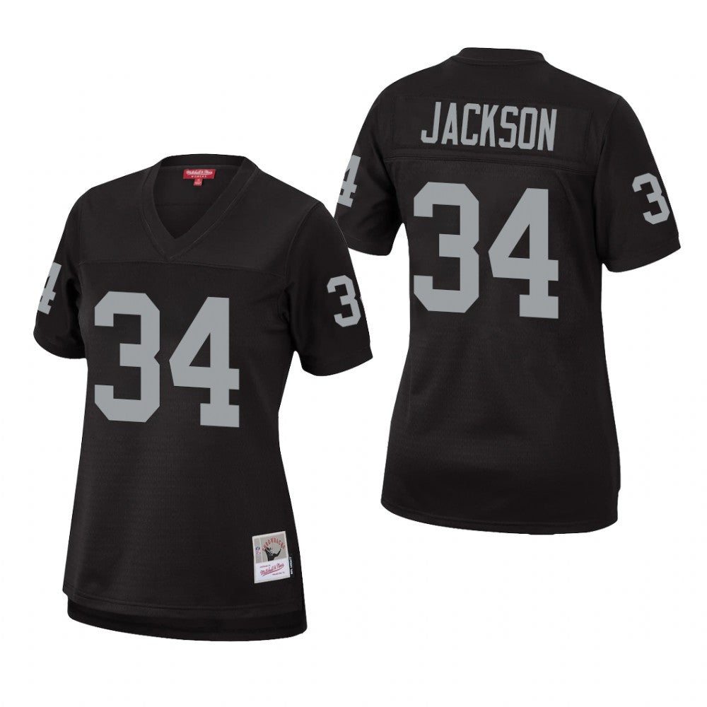 Las Vegas Raiders Bo Jackson Black Jersey Legacy Women's