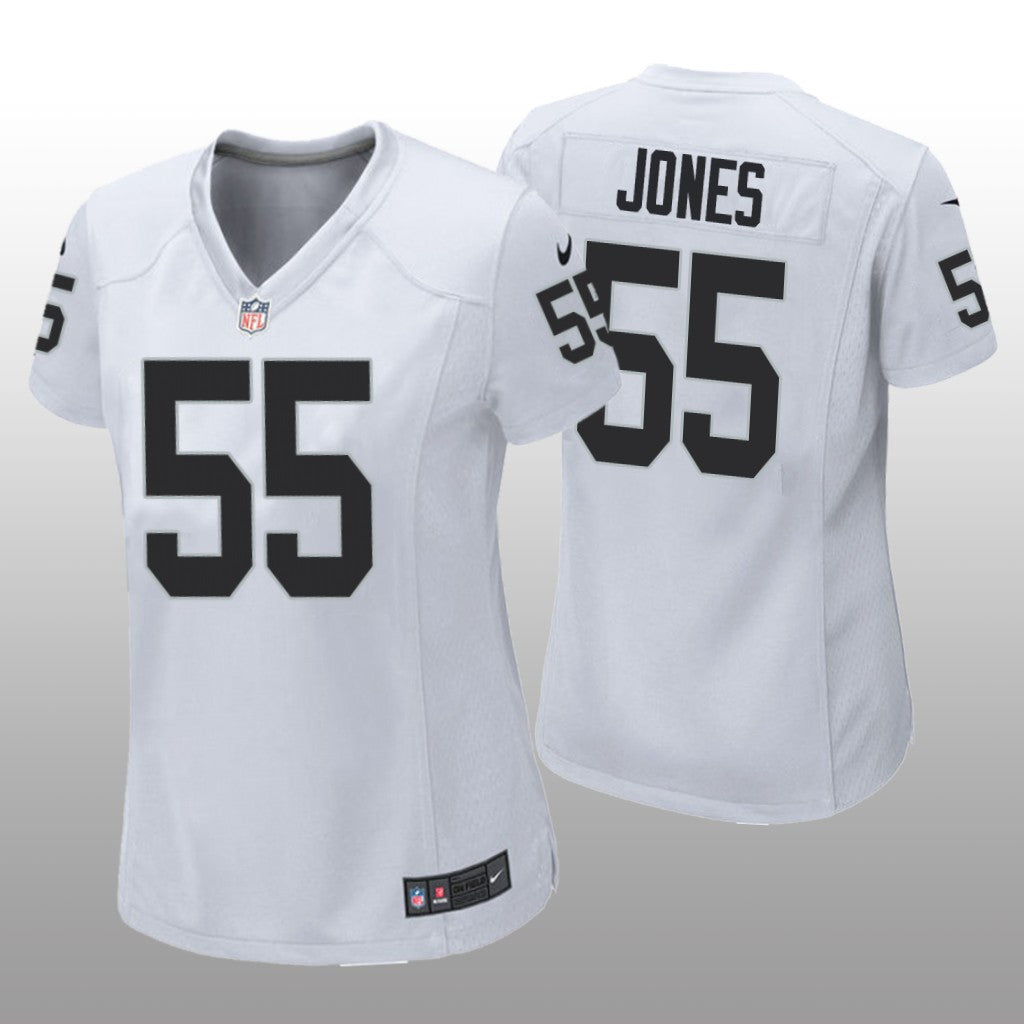 Las Vegas Raiders Chandler Jones White Jersey Game Women's
