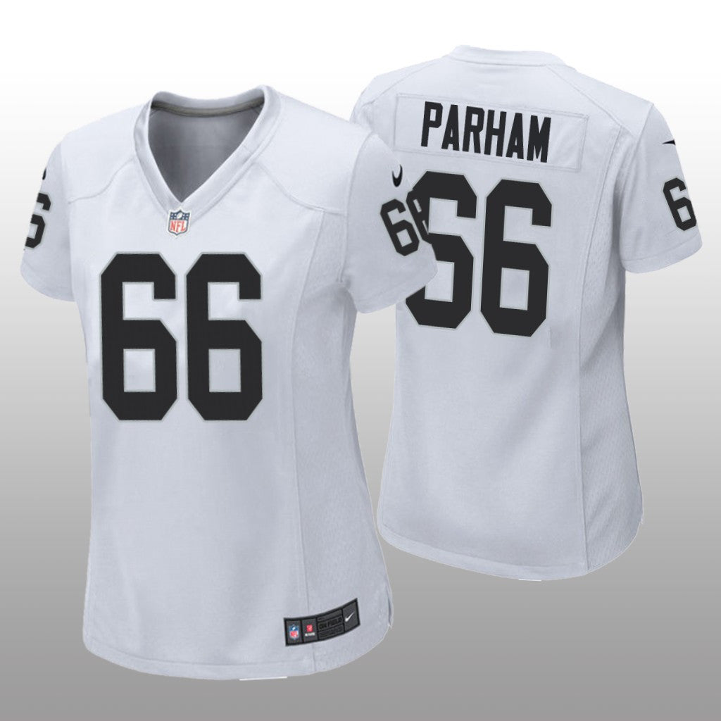 Las Vegas Raiders Dylan Parham White Jersey Game Women's