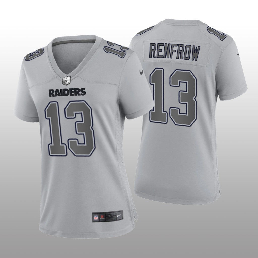 Las Vegas Raiders Hunter Renfrow Gray Jersey Atmosphere Fashion Game Women's