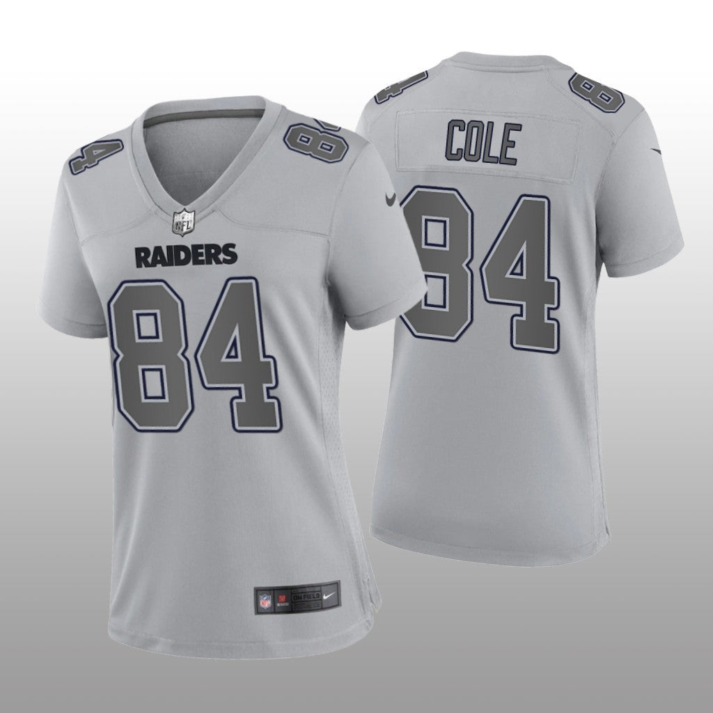Las Vegas Raiders Keelan Cole Gray Jersey Atmosphere Fashion Game Women's