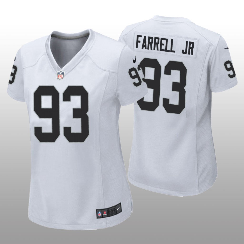 Las Vegas Raiders Neil Farrell Jr. White Jersey Game Women's