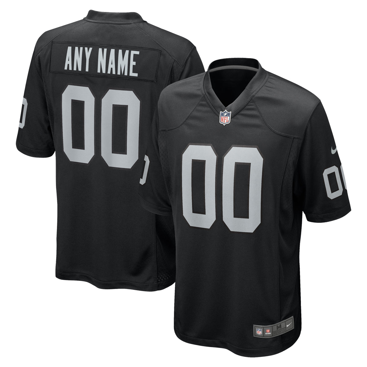 Las Vegas Raiders Nike Custom Game Jersey Black