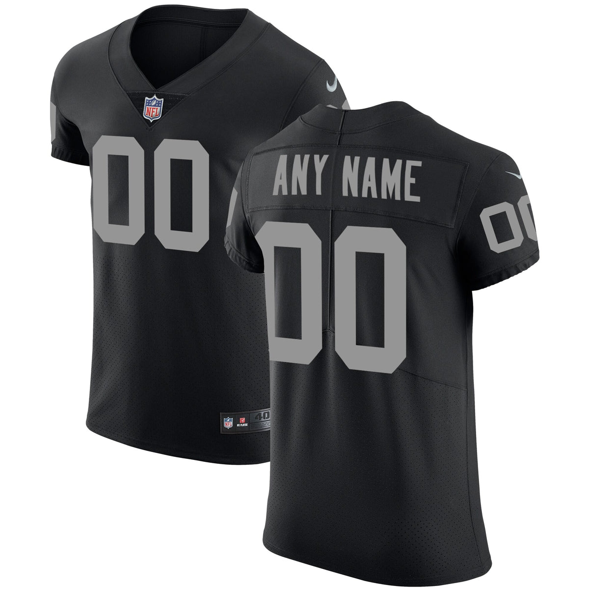 Las Vegas Raiders Nike Vapor Untouchable Custom Elite Jersey Black