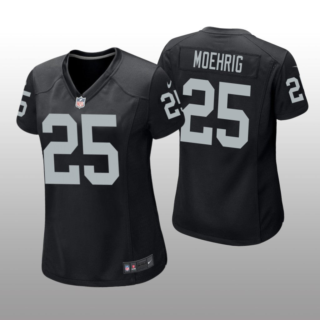 Las Vegas Raiders Trevon Moehrig Black Jersey Game Women's