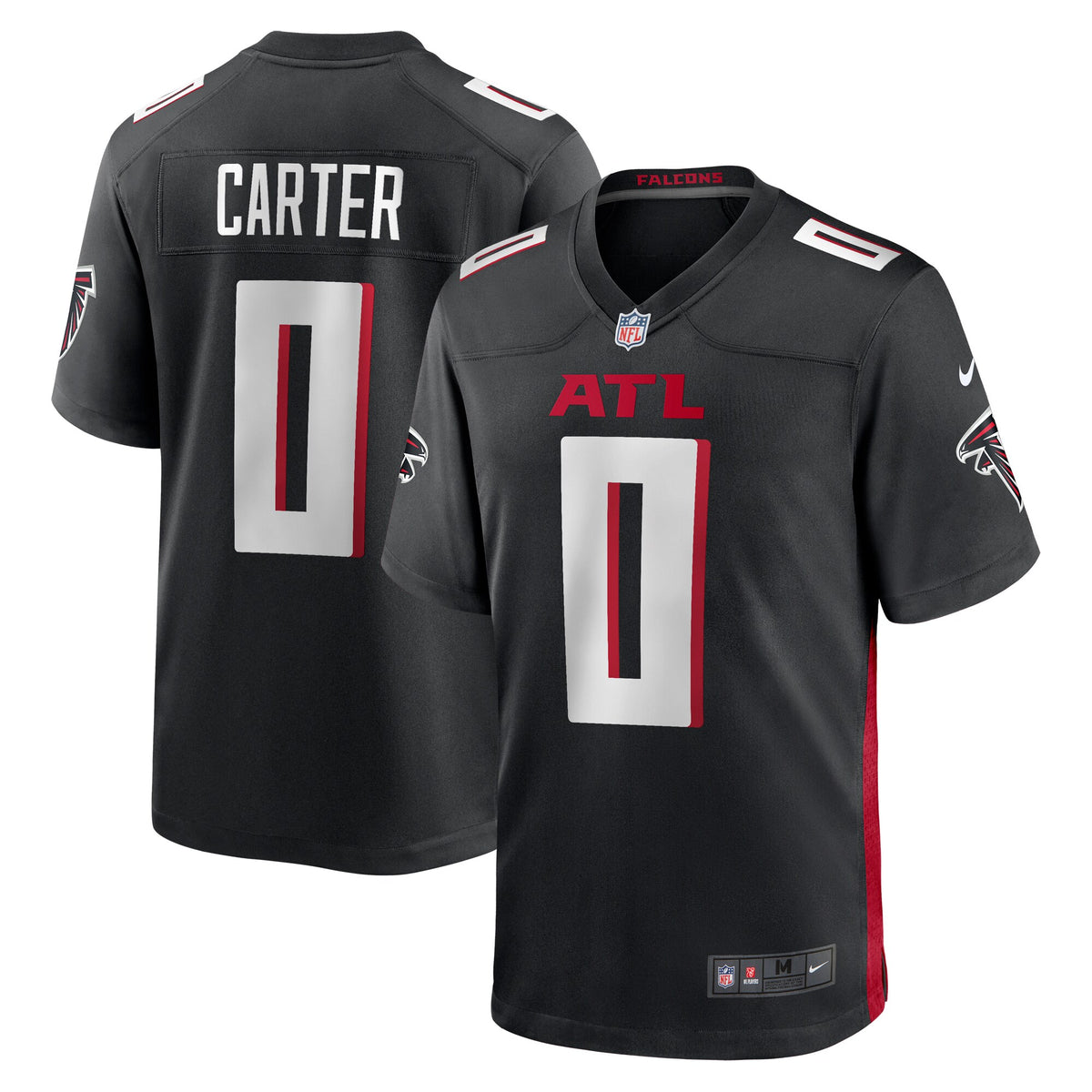 Lorenzo Carter Atlanta Falcons Nike Game Player Jersey Black
