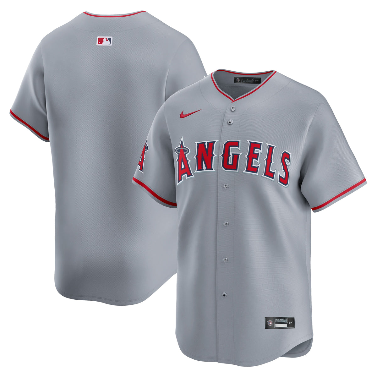 Los Angeles Angels Nike Away Limited Jersey Gray
