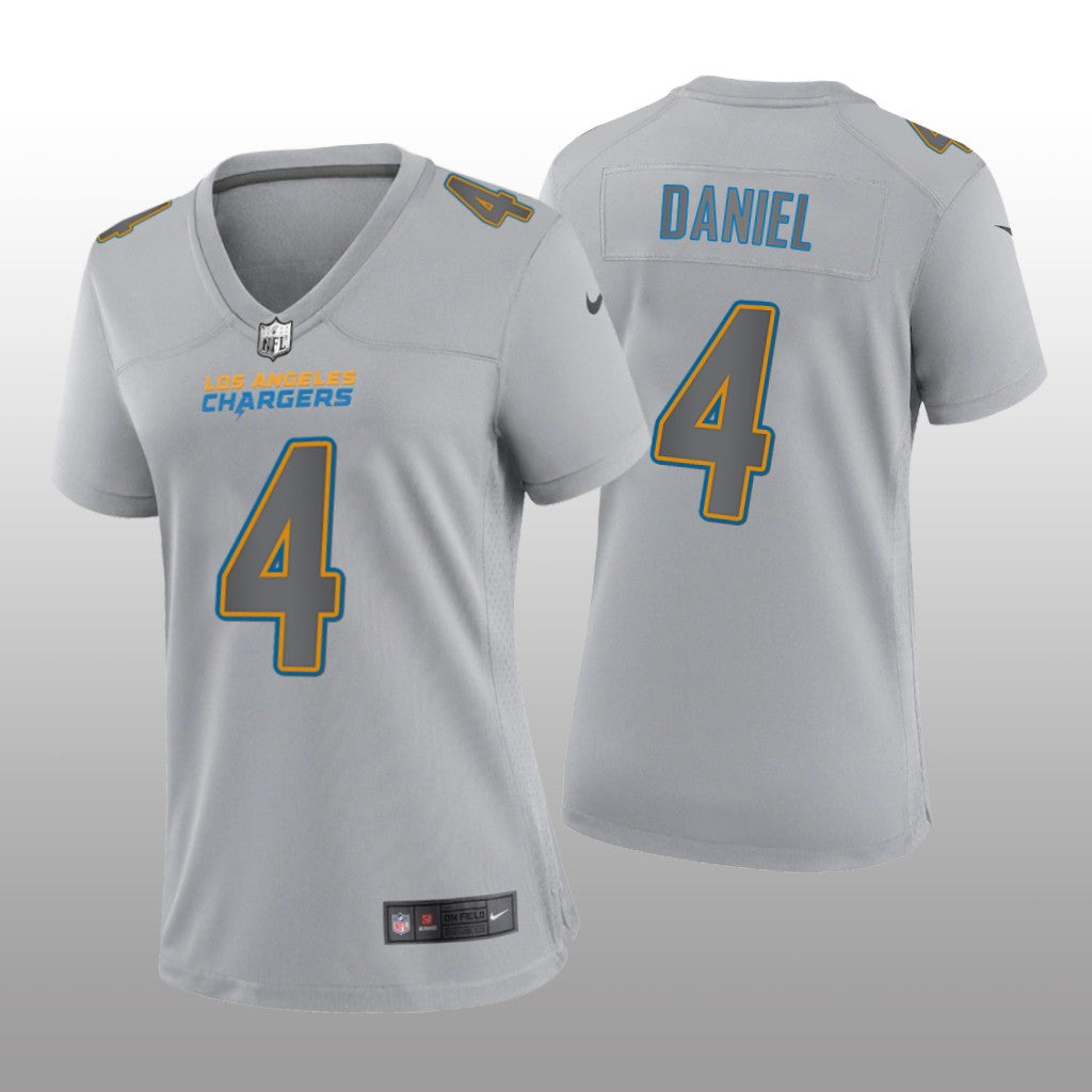 Los Angeles Chargers Chase Daniel Gray Jersey Atmosphere Fashion Game Women's