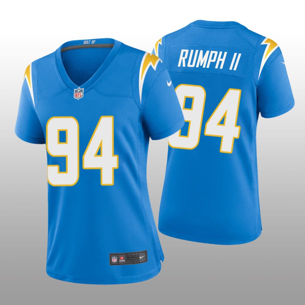 Los Angeles Chargers Chris Rumph II Powder Blue Jersey Game Women's