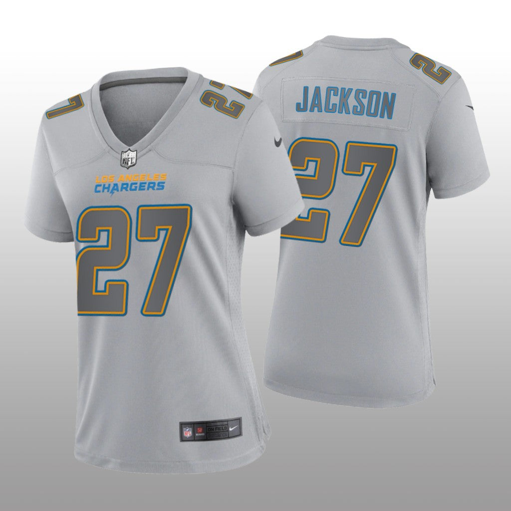 Los Angeles Chargers J.C. Jackson Gray Jersey Atmosphere Fashion Game Women's