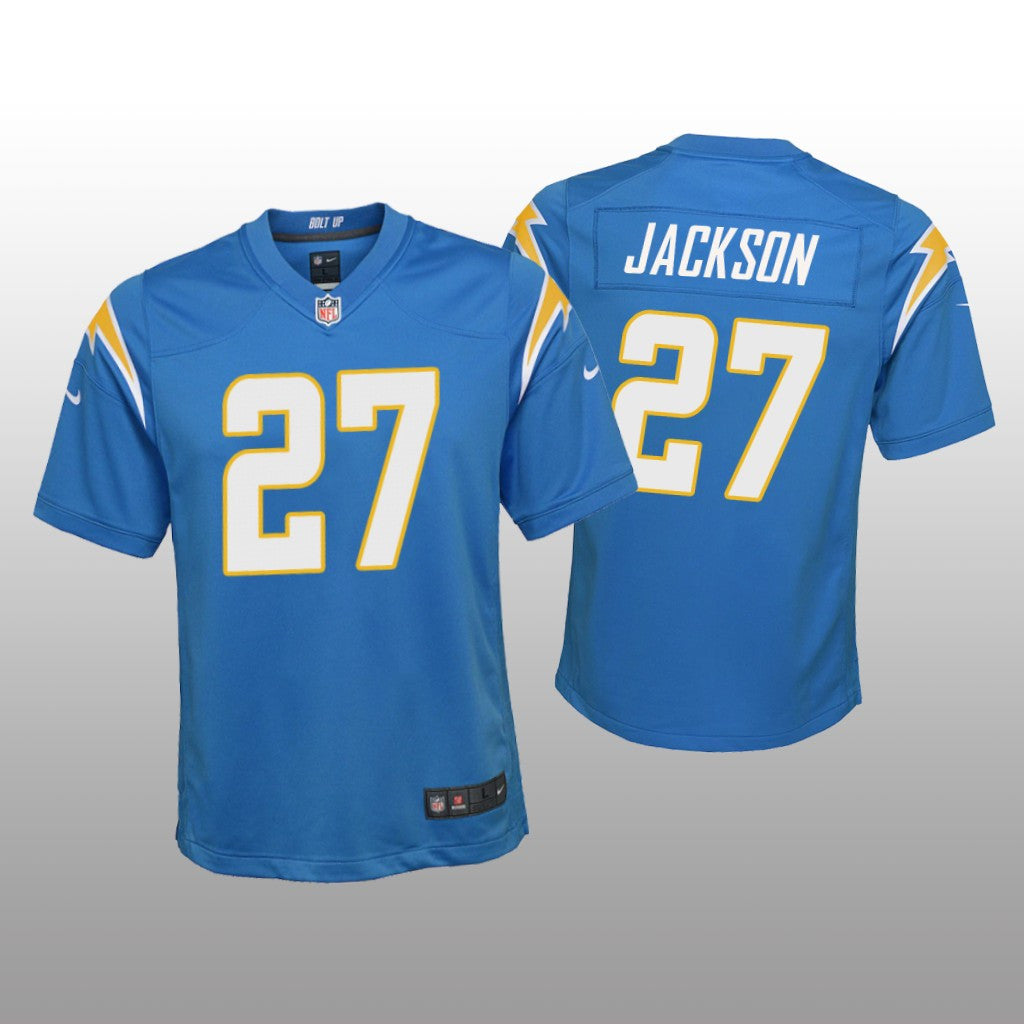 Los Angeles Chargers J.C. Jackson Powder Blue Jersey Game Youth