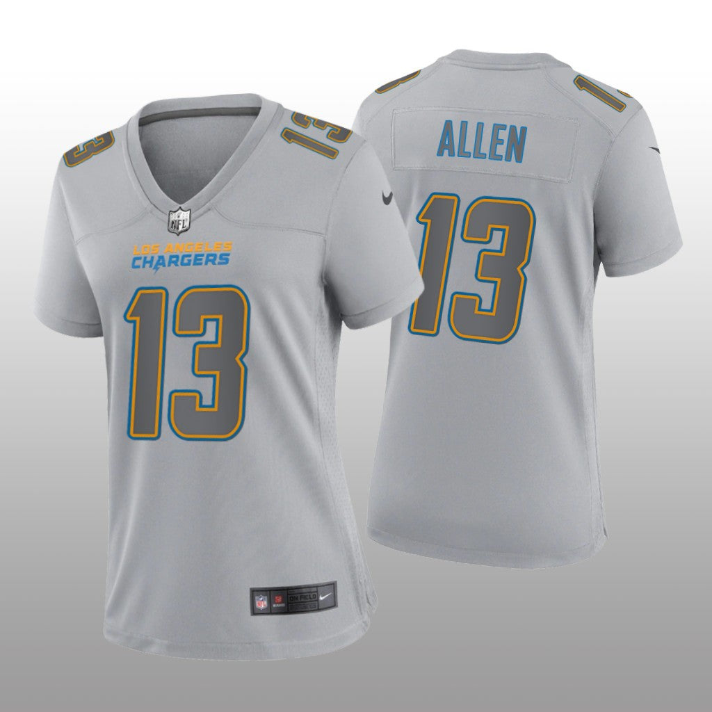 Los Angeles Chargers Keenan Allen Gray Jersey Atmosphere Fashion Game Women's