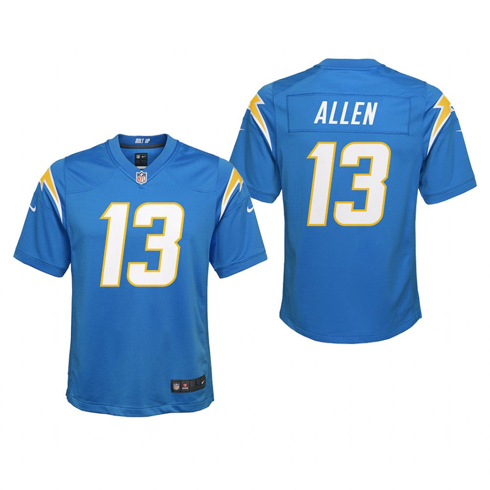 Los Angeles Chargers Keenan Allen Powder Blue Jersey Game Youth