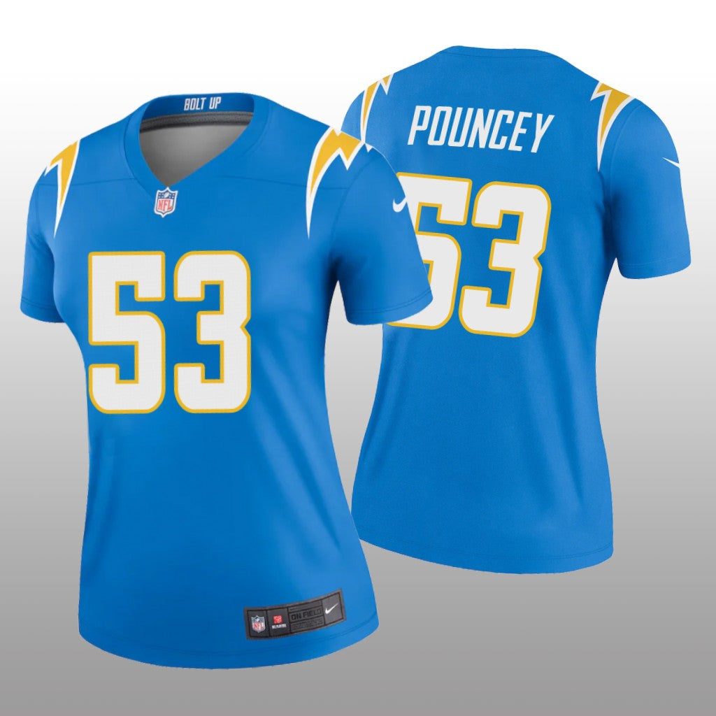 Los Angeles Chargers Mike Pouncey Powder Blue Jersey Legend Women's