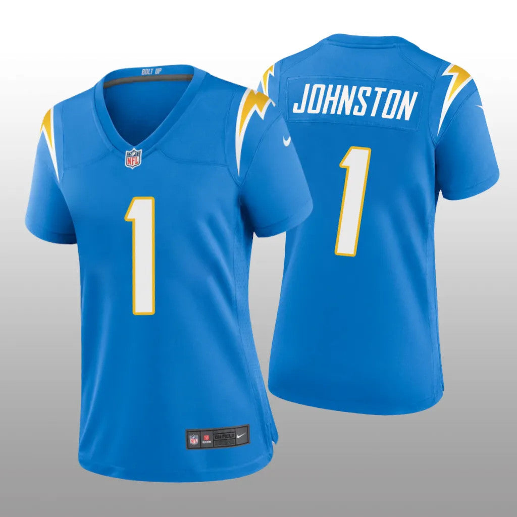 Los Angeles Chargers Quentin Johnston Powder Blue Jersey Game Women's