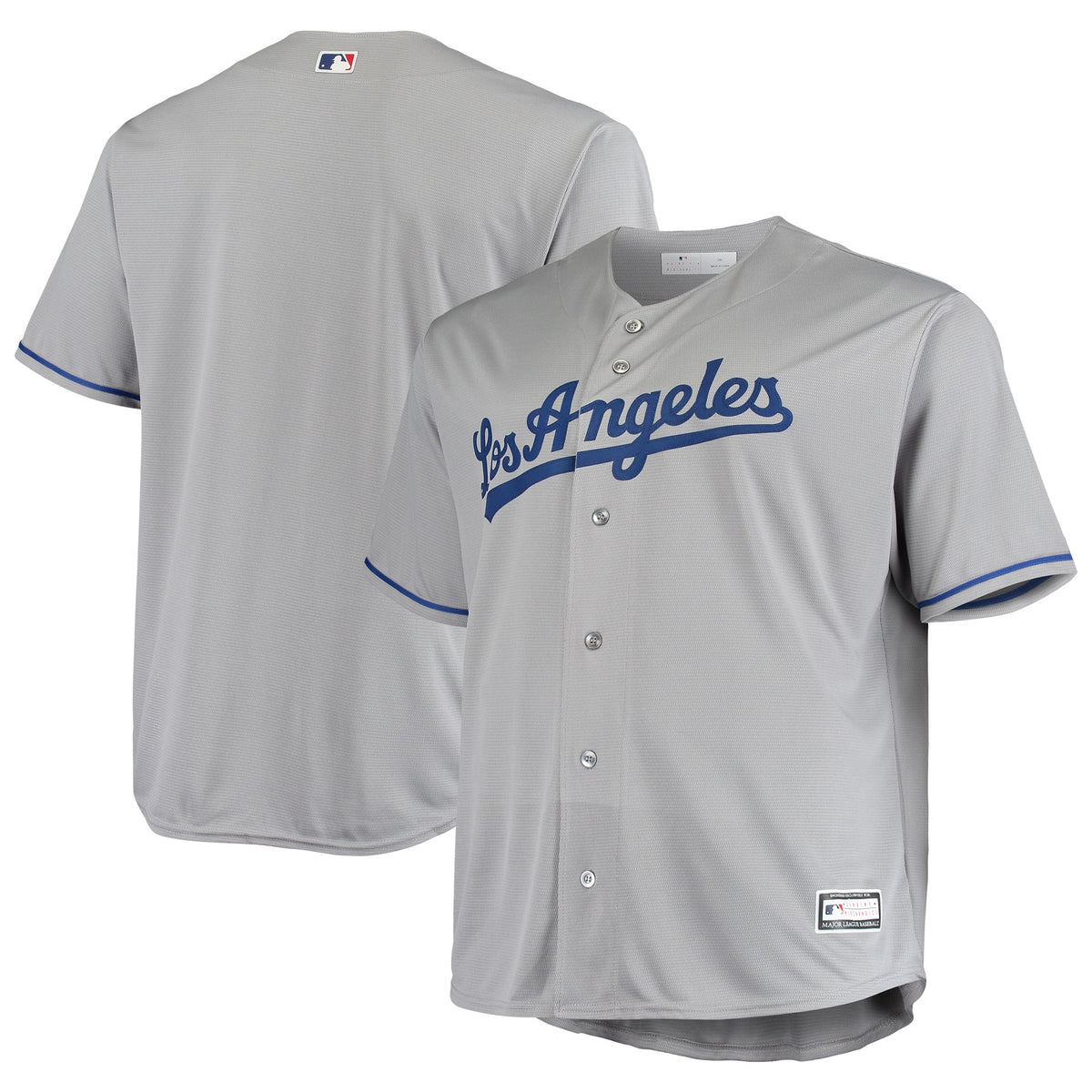 Los Angeles Dodgers Big Tall Replica Team Jersey Gray
