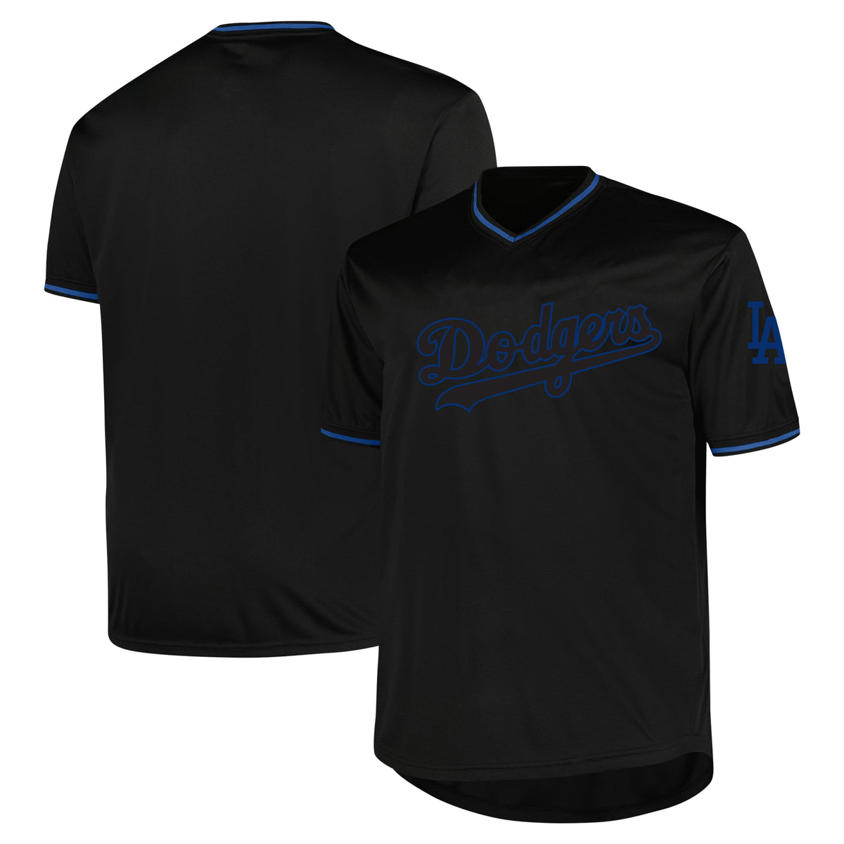 Los Angeles Dodgers Profile Big Tall Pop Fashion Jersey Black