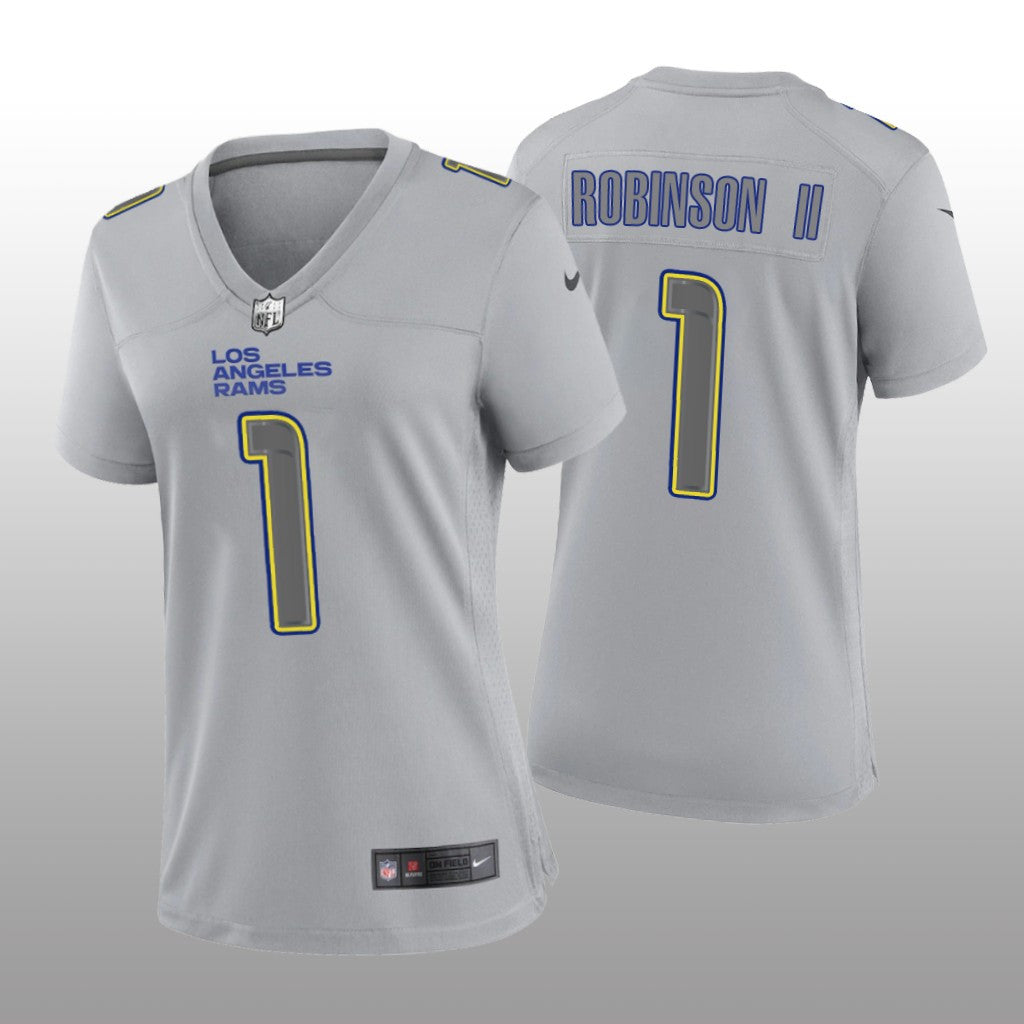 Los Angeles Rams Allen Robinson II Gray Jersey Atmosphere Fashion Game Women's
