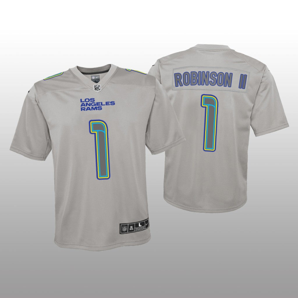 Los Angeles Rams Allen Robinson II Gray Jersey Atmosphere Fashion Game Youth