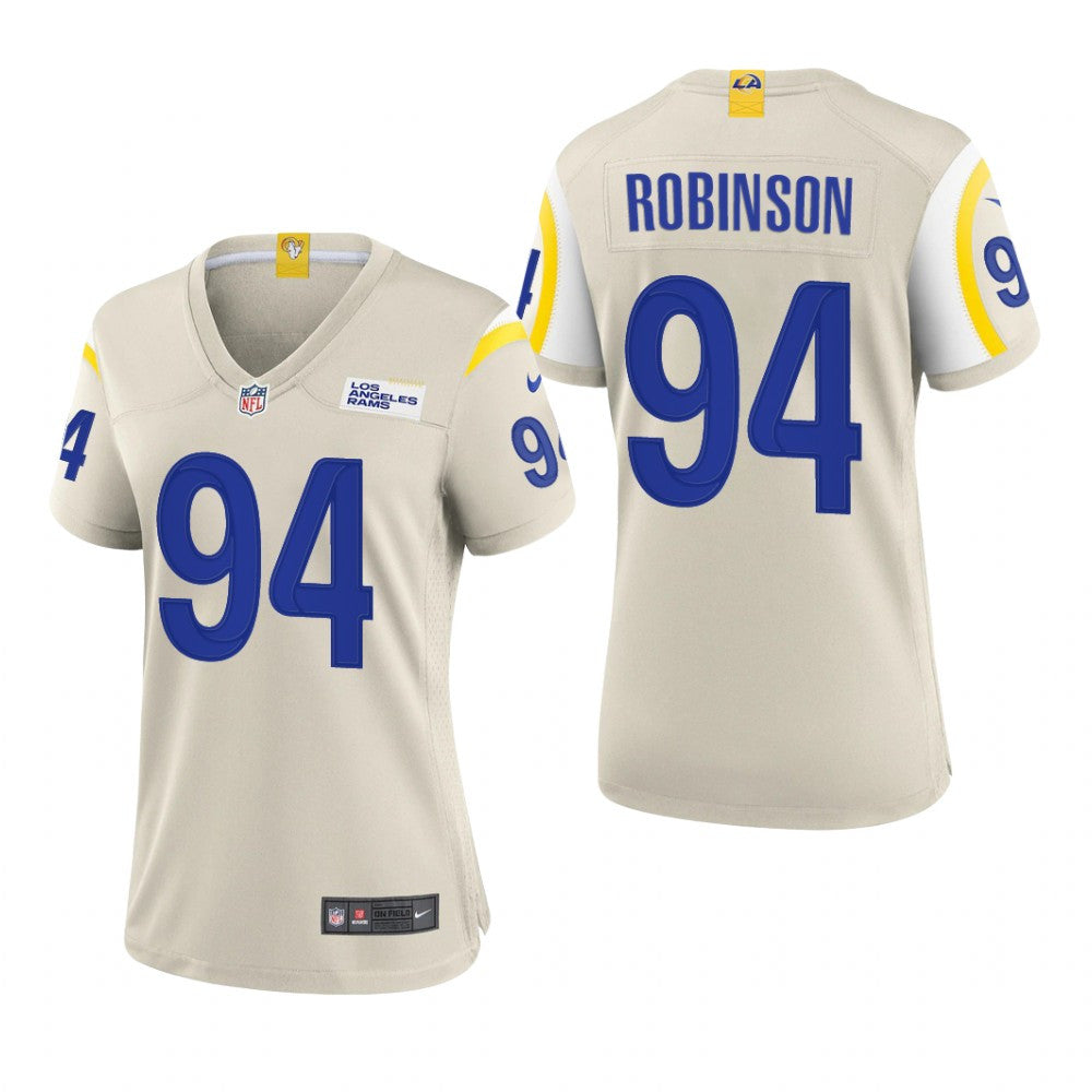 Los Angeles Rams A'shawn Robinson Bone Jersey Game Women's
