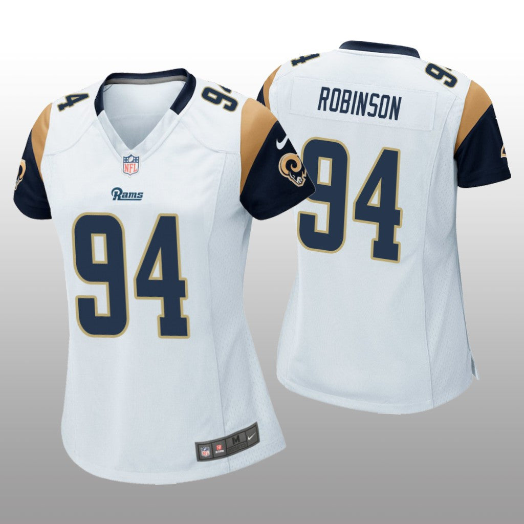 Los Angeles Rams A'shawn Robinson White Jersey Game Women's