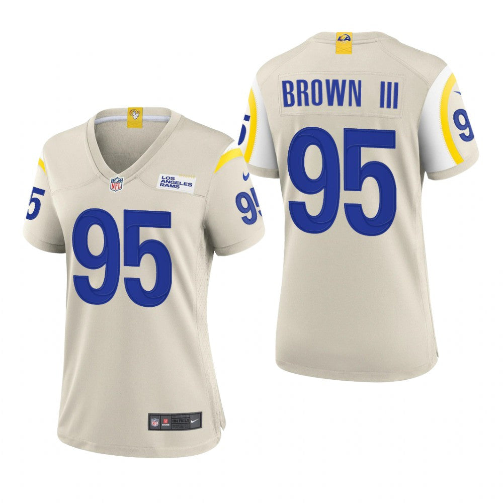 Los Angeles Rams Bobby Brown III Bone Jersey Game Women's