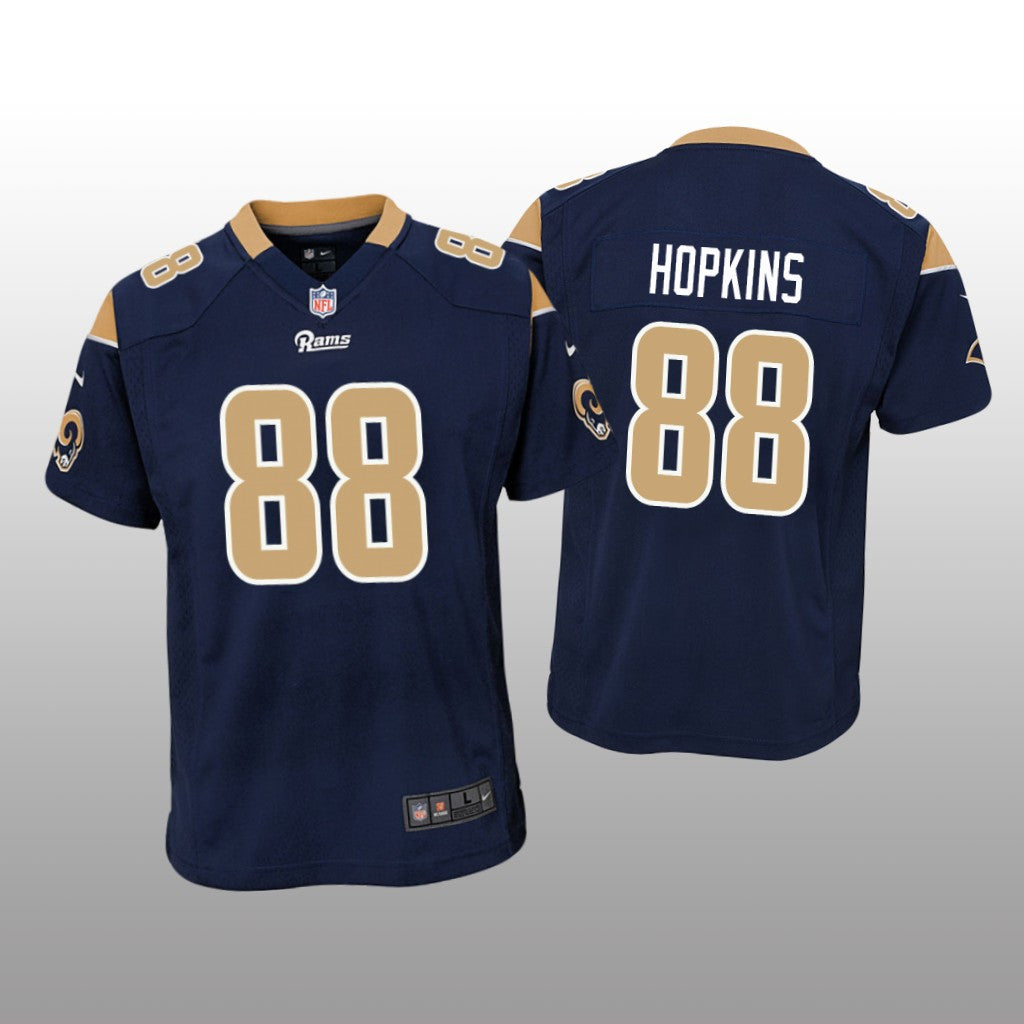 Los Angeles Rams Brycen Hopkins Navy Jersey Game Youth