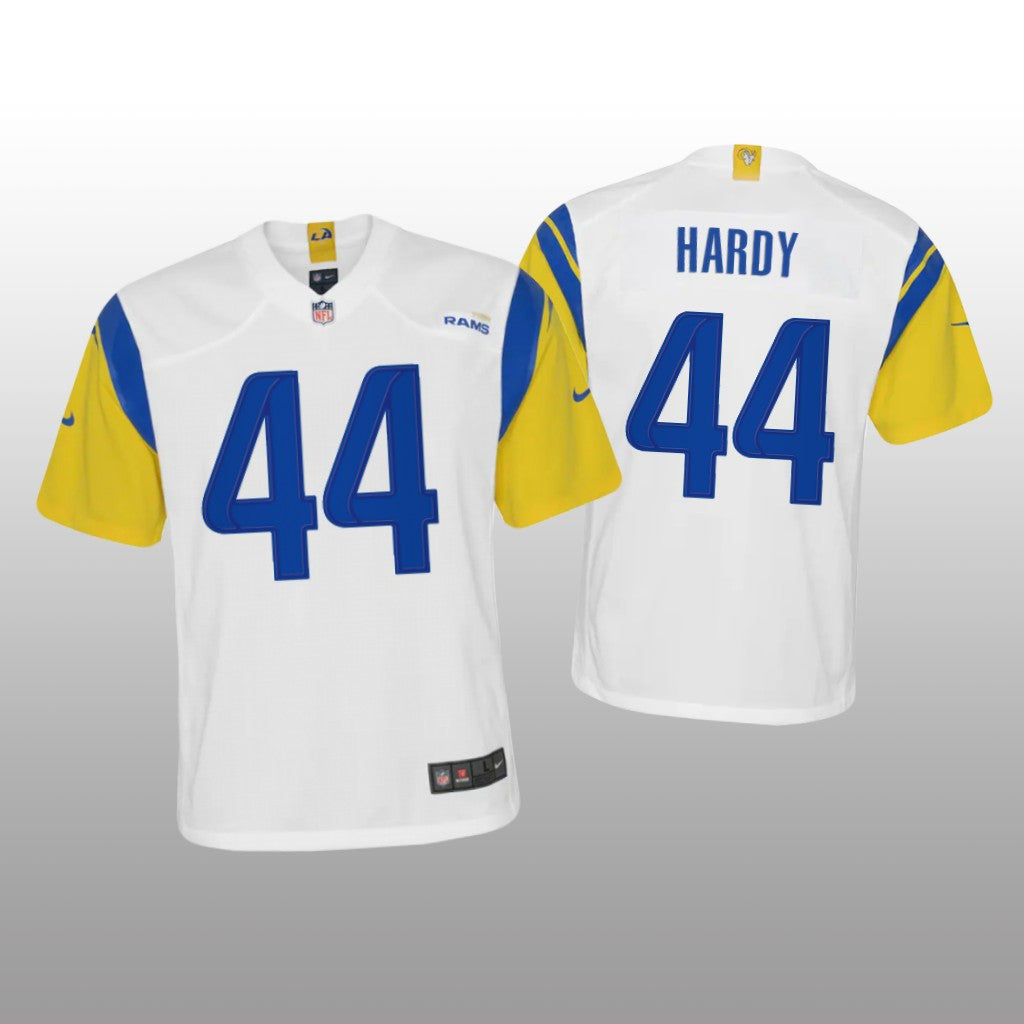 Los Angeles Rams Daniel Hardy White Jersey Alternate Game Youth