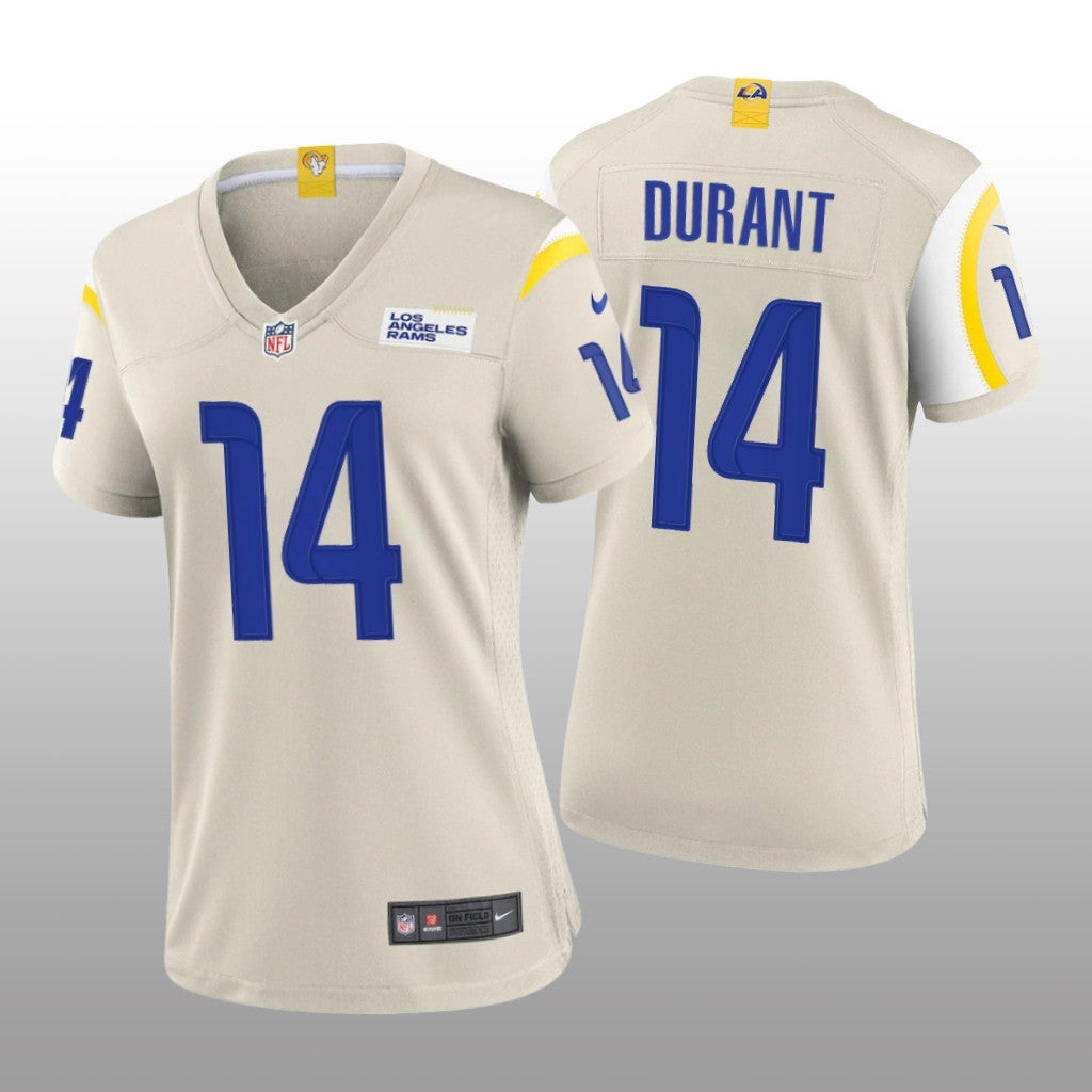 Los Angeles Rams Decobie Durant Bone Jersey Game Women's