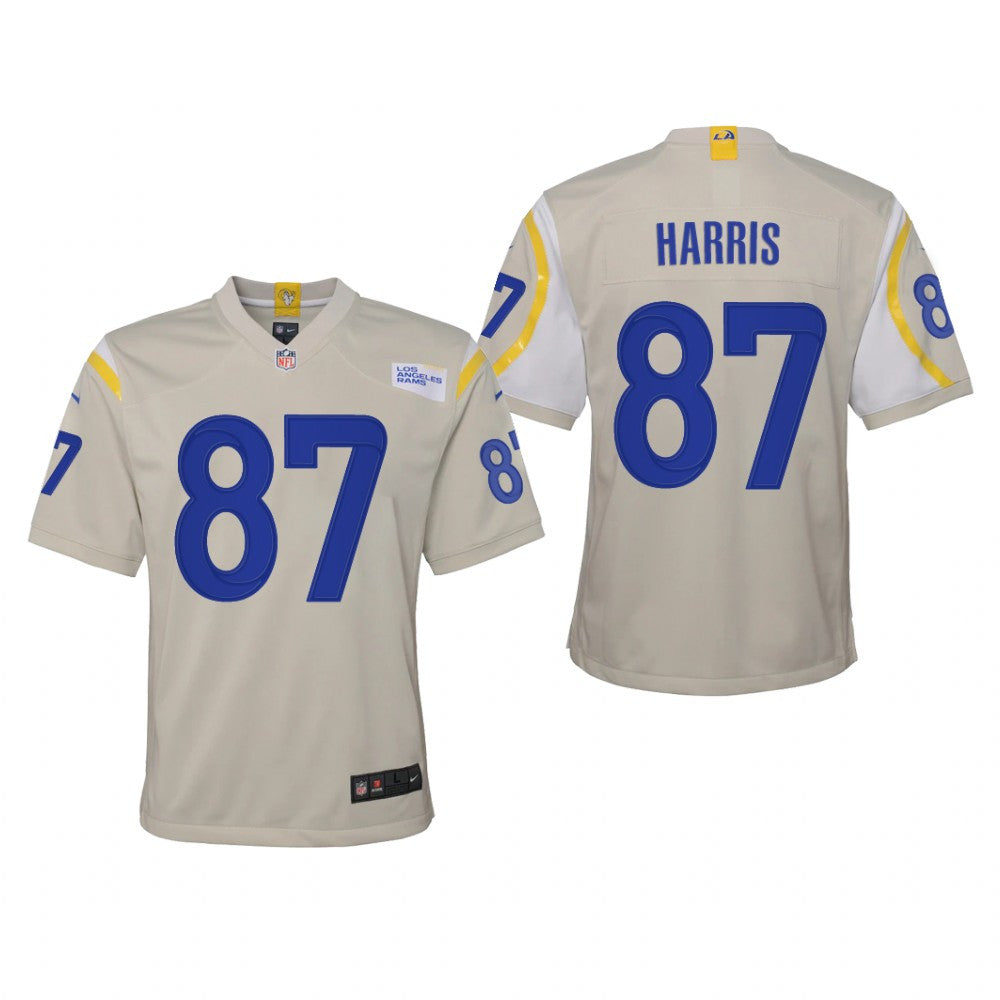 Los Angeles Rams Jacob Harris Bone Jersey Game Youth