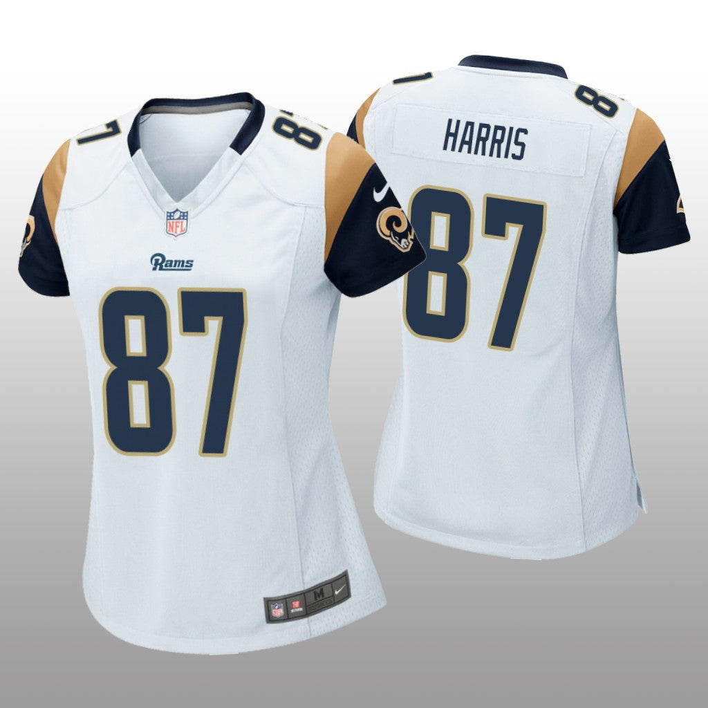Los Angeles Rams Jacob Harris White Jersey Game Women's