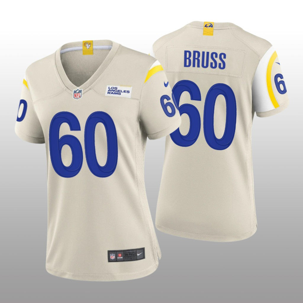 Los Angeles Rams Logan Bruss Bone Jersey Game Women's