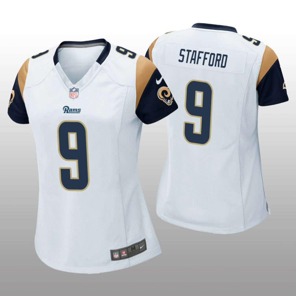Los Angeles Rams Matthew Stafford White Jersey Game Women's