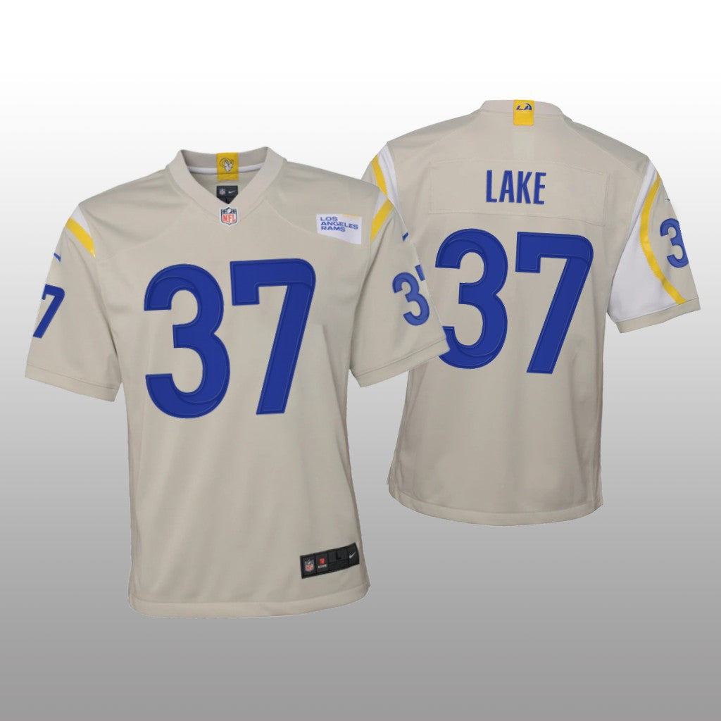 Los Angeles Rams Quentin Lake Bone Jersey Game Youth