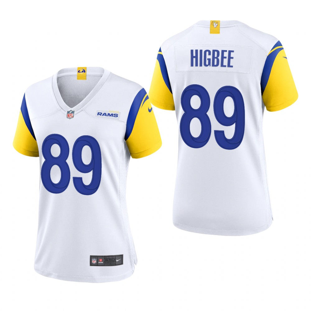 Los Angeles Rams Tyler Higbee White Jersey Alternate Game Women's