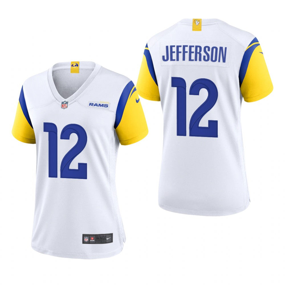 Los Angeles Rams Van Jefferson White Jersey Alternate Game Women's