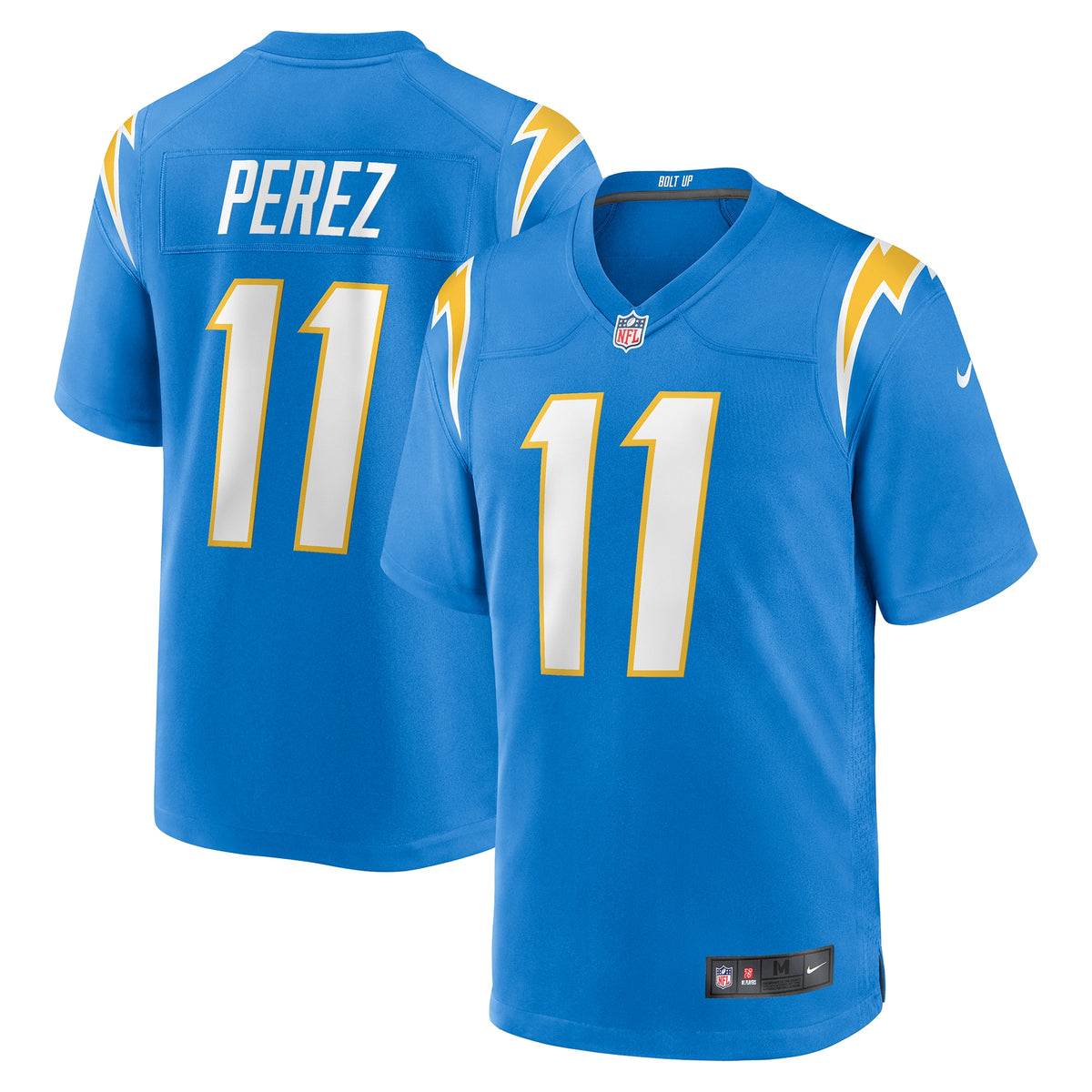 Luis Perez Los Angeles Chargers Nike Team Game Jersey Powder Blue