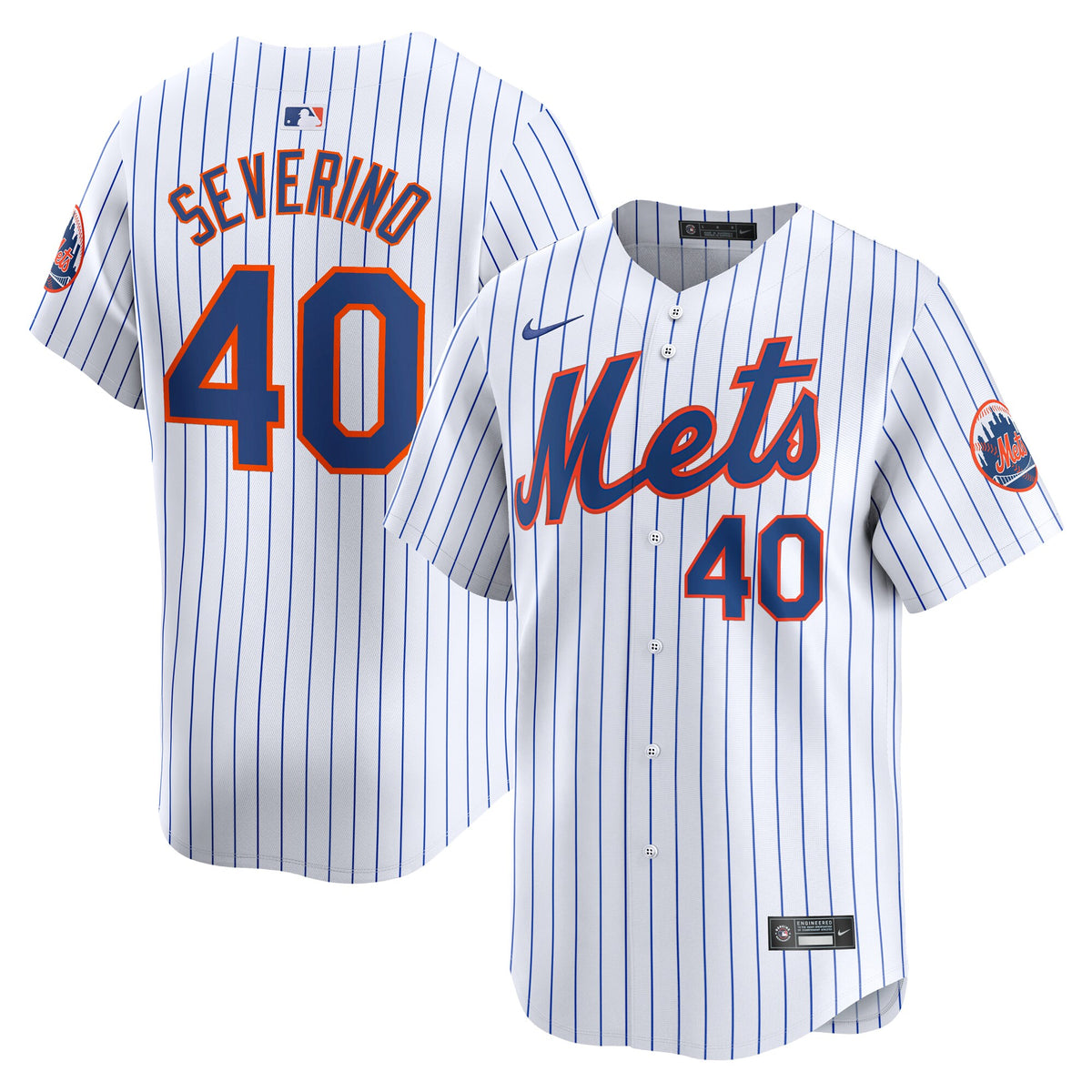 Luis Severino New York Mets Nike Home Limited Player Jersey White