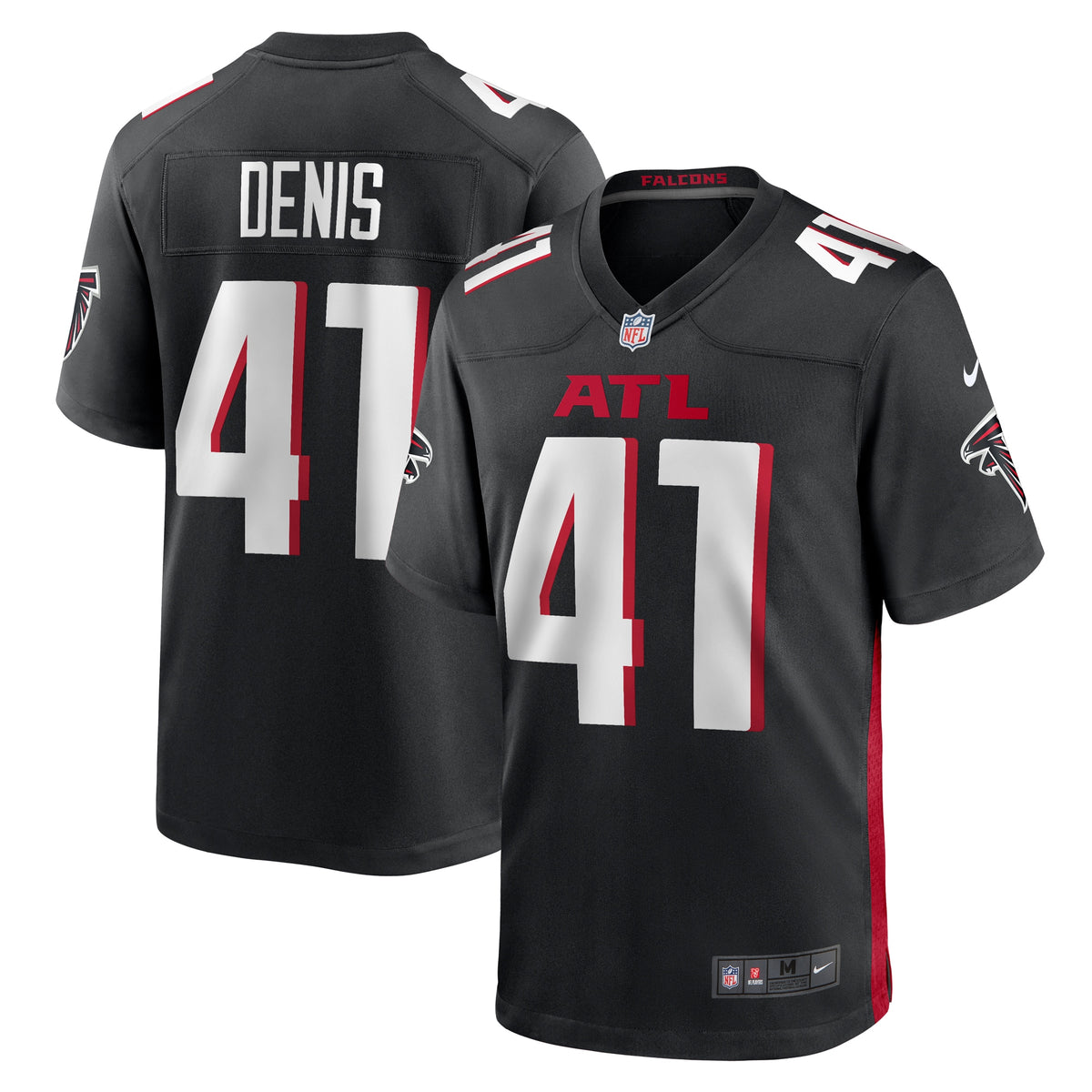 Lukas Denis Atlanta Falcons Nike Game Jersey Black
