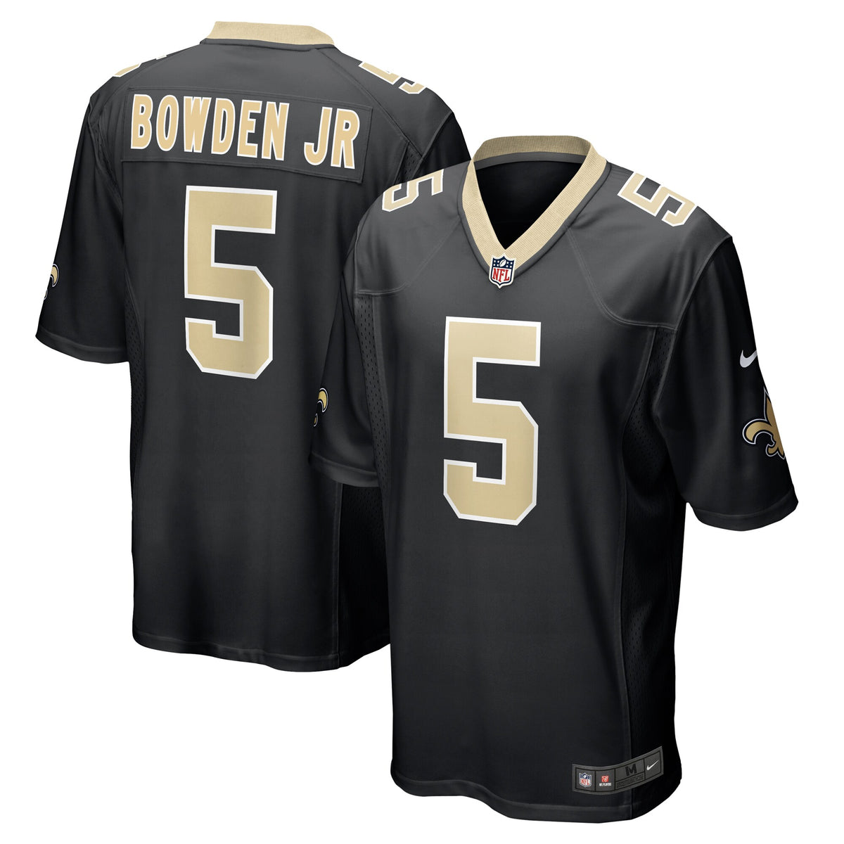 Lynn Bowden Jr. New Orleans Saints Nike Team Game Jersey Black