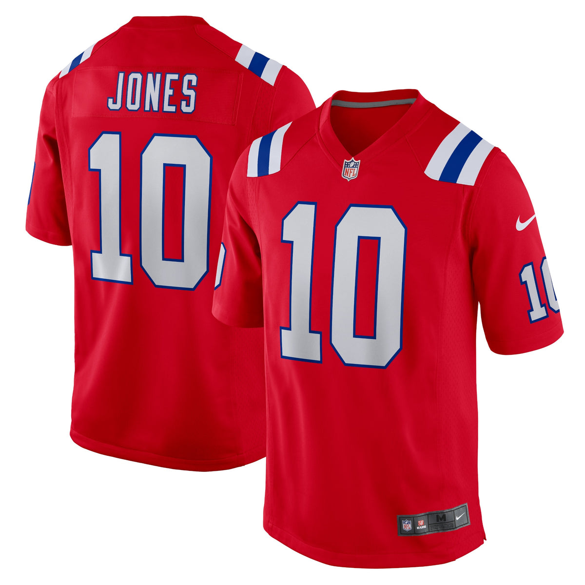 Mac Jones New England Patriots Nike Youth Game Jersey Red