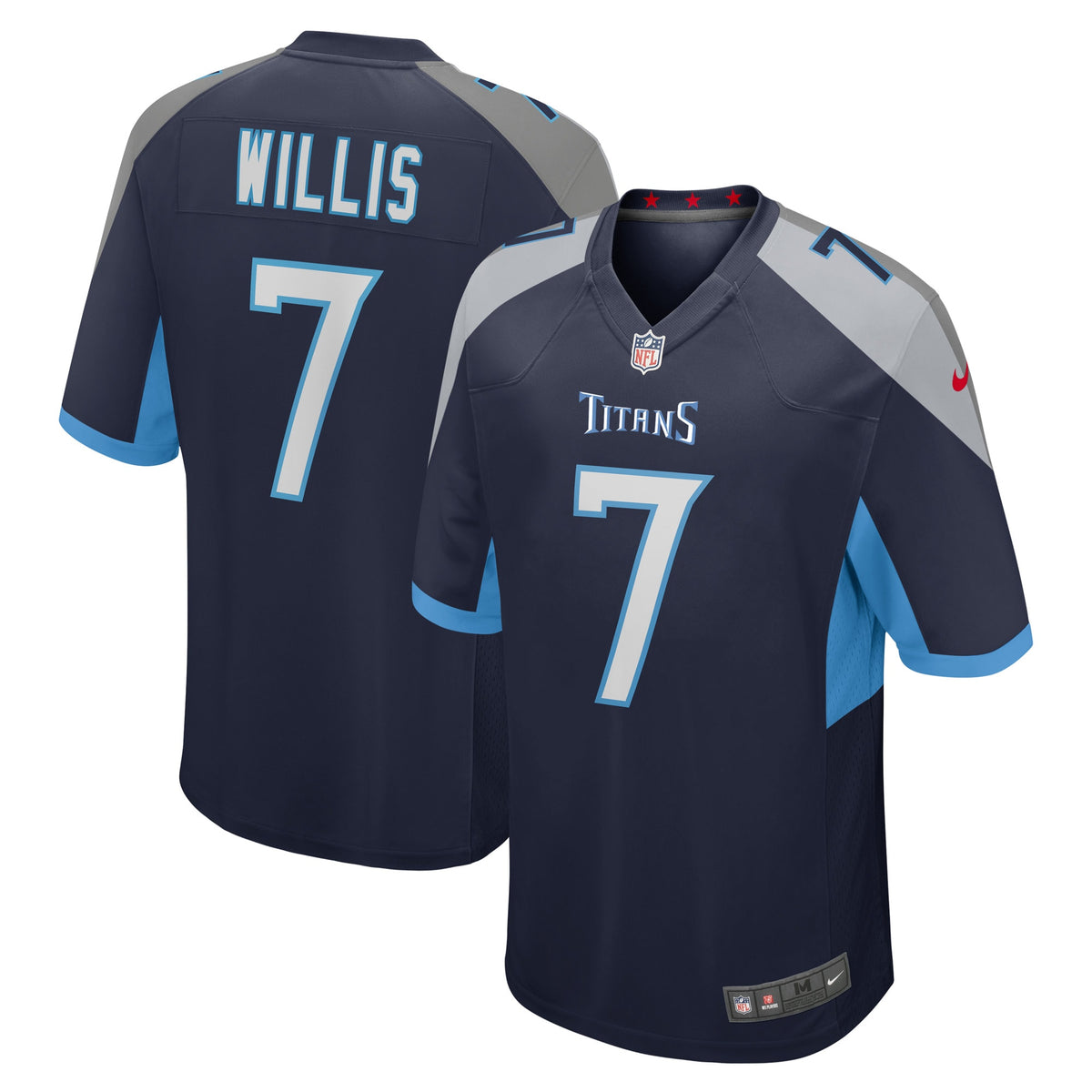 Malik Willis Tennessee Titans Nike Player Game Jersey Navy